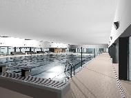 Imagem vitural das futuras piscinas municipais de Oliveira de Azeméis